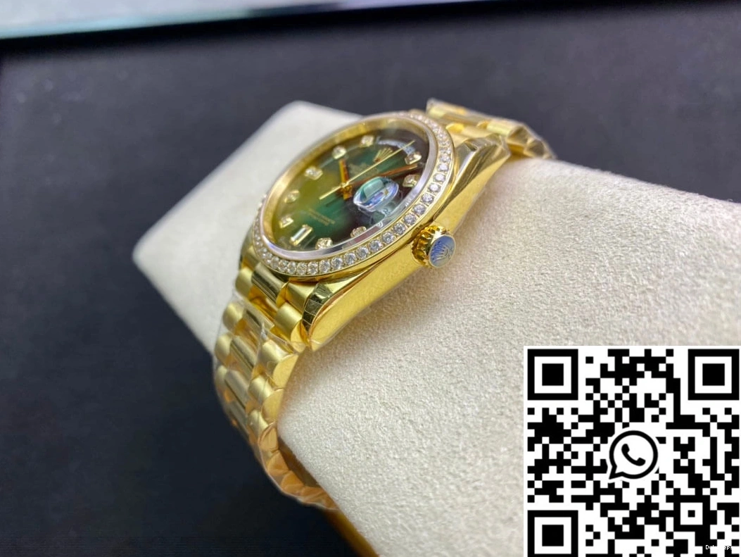 Factory Rolex EW Date Day M128348RBR-0035 Yellow Gold 0521
